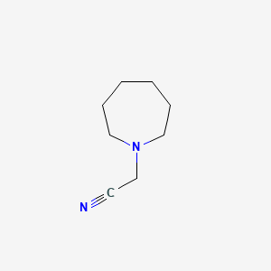 molecular formula C8H14N2 B1265603 六氢-1H-氮杂菲-1-乙腈 CAS No. 54714-50-0