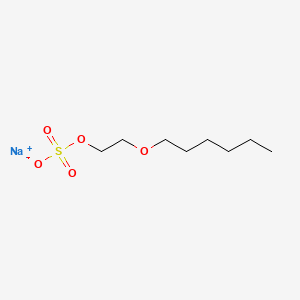 Sodium 2-(hexyloxy)ethyl sulphate