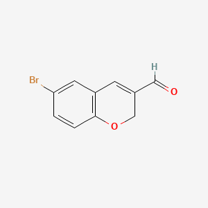 molecular formula C10H7BrO2 B1265605 6-溴-2H-色烯-3-甲醛 CAS No. 57543-37-0