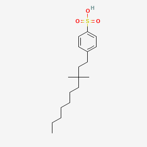 p-(3,3-Dimethyldecyl)benzenesulfonic acid