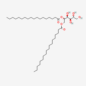 molecular formula C42H82O8 B12656060 D-Glucitol distearate CAS No. 68317-50-0