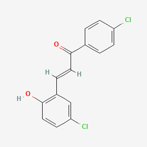 molecular formula C15H10Cl2O2 B12656068 4',5-Dichloro-2-hydroxychalcone CAS No. 93942-33-7