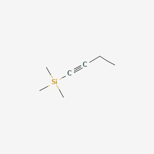 molecular formula C7H14Si B1265609 1-丁炔基三甲基硅烷 CAS No. 62108-37-6