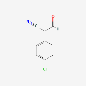 molecular formula C9H6ClNO B1265610 2-(4-氯苯基)-3-氧代丙腈 CAS No. 62538-21-0