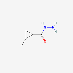 molecular formula C5H10N2O B1265611 2-甲基环丙烷-1-甲酰肼 CAS No. 63884-38-8