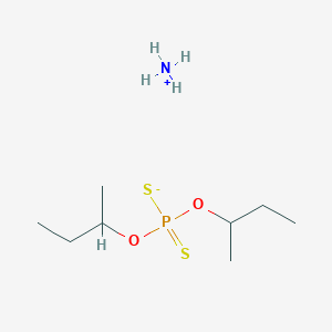 Azanium;di(butan-2-yloxy)-sulfanylidene-sulfido-lambda5-phosphane