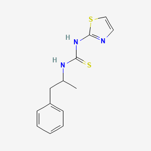 Thiourea, N-(1-methyl-2-phenylethyl)-N'-2-thiazolyl-