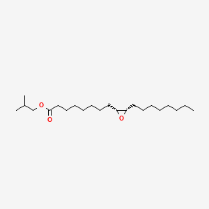 molecular formula C22H42O3 B12656251 Isobutyl cis-3-octyloxiran-2-octanoate CAS No. 94158-21-1