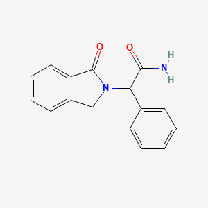 2-(1,3-Dihydro-1-oxo-2H-isoindol-2-yl)-2-(phenyl)-acetamide