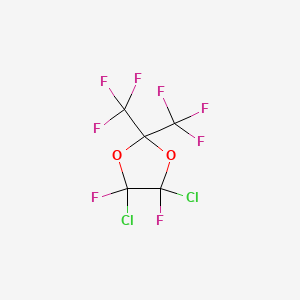molecular formula C5Cl2F8O2 B1265632 2,2-双(三氟甲基)-4,5-二氯-4,5-二氟-1,3-二噁烷 CAS No. 60644-92-0