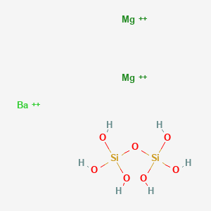 B12656438 dimagnesium;barium(2+);trihydroxy(trihydroxysilyloxy)silane CAS No. 26603-62-3