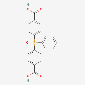molecular formula C20H15O5P B1265645 4,4'-(苯基亚膦基)二苯甲酸 CAS No. 803-19-0