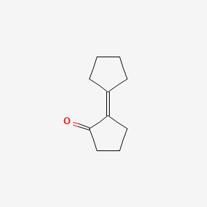 molecular formula C10H14O B1265648 2-环戊亚甲基环戊酮 CAS No. 825-25-2