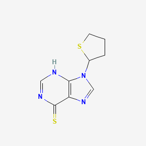 9-(thiolan-2-yl)-3H-purine-6-thione