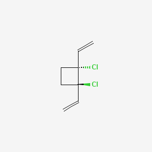 Cyclobutane, 1,2-dichloro-1,2-divinyl-, trans-