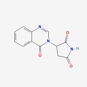 3-(4-oxo-3,4-Dihydroquinazolin-3-yl)-2,5-pyrrolidinedione