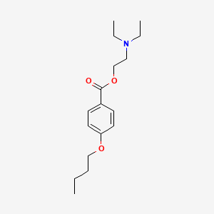 molecular formula C17H27NO3 B1265669 丁氧卡因 CAS No. 3772-43-8