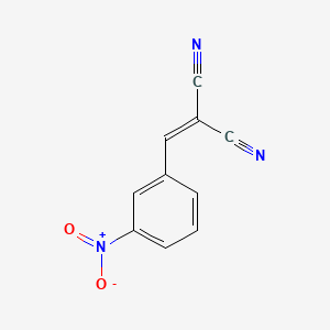 molecular formula C10H5N3O2 B1265671 (3-硝基亚苄基)丙二腈 CAS No. 2826-32-6