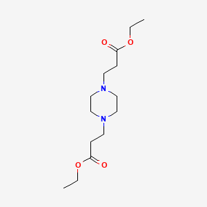 Diethyl piperazine-1,4-dipropionate