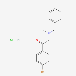 2-[Benzyl(methyl)amino]-1-(4-bromophenyl)ethanone hydrochloride