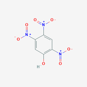 molecular formula C6H3N3O7 B12656829 2,4,5-Trinitrophenol CAS No. 610-26-4