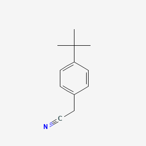 molecular formula C12H15N B1265685 4-tert-ブチルフェニルアセトニトリル CAS No. 3288-99-1