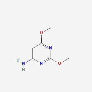molecular formula C6H9N3O2 B1265686 4-氨基-2,6-二甲氧基嘧啶 CAS No. 3289-50-7