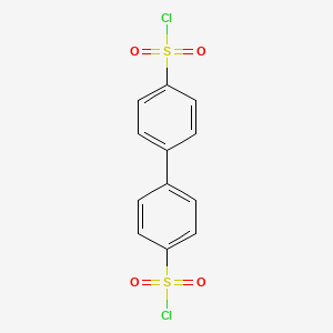 molecular formula C12H8Cl2O4S2 B1265690 4,4'-联苯二磺酰氯 CAS No. 3406-84-6