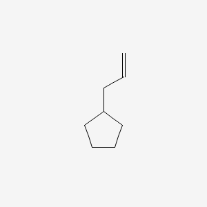 molecular formula C8H14 B1265694 烯丙基环戊烷 CAS No. 3524-75-2