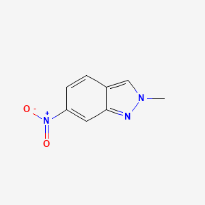 molecular formula C8H7N3O2 B1265699 2-甲基-6-硝基-2H-吲唑 CAS No. 6850-22-2