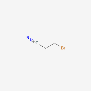 molecular formula C3H4BrN B1265702 3-溴丙腈 CAS No. 2417-90-5