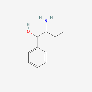 molecular formula C10H15NO B1265709 alpha-(alpha-Aminopropyl)benzyl alcohol CAS No. 5897-76-7