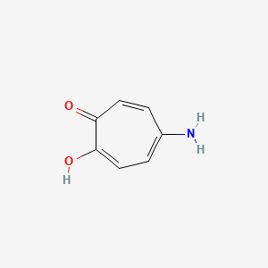 molecular formula C7H7NO2 B1265714 5-氨基托品酮 CAS No. 7021-46-7