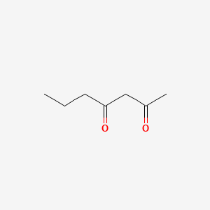 molecular formula C7H12O2 B1265717 Heptane-2,4-dione CAS No. 7307-02-0