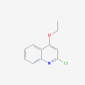 molecular formula C11H10ClNO B126572 2-氯-4-乙氧基喹啉 CAS No. 4295-08-3