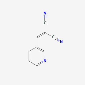 molecular formula C9H5N3 B1265721 Malononitrile, (3-pyridylmethylene)- CAS No. 7424-56-8
