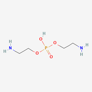 molecular formula C4H13N2O4P B1265728 双(2-氨基乙基)氢磷酸 CAS No. 6094-81-1