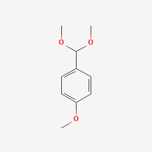 molecular formula C10H14O3 B1265740 1-(二甲氧基甲基)-4-甲氧基苯 CAS No. 2186-92-7