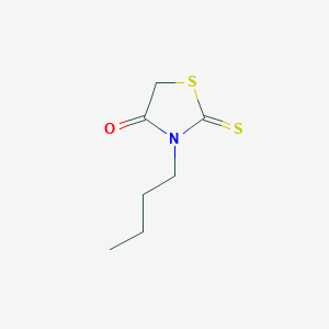 molecular formula C7H11NOS2 B1265747 3-丁基-2-硫代噻唑烷-4-酮 CAS No. 21494-64-4