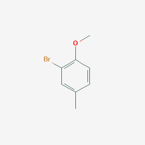molecular formula C8H9BrO B1265754 2-溴-4-甲基苯甲醚 CAS No. 22002-45-5