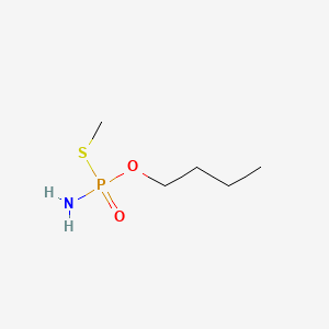 Phosphoramidothioic acid, O-butyl S-methyl ester