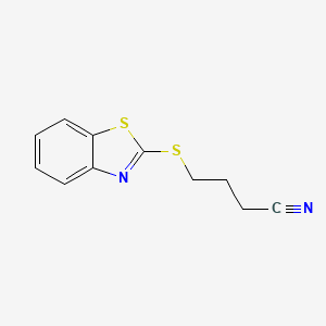 Butanenitrile, 4-(2-benzothiazolylthio)-