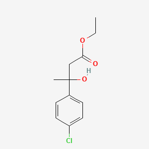molecular formula C12H15ClO3 B1265757 3-(对氯苯基)-3-羟基丁酸乙酯 CAS No. 21133-98-2