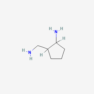 B1265758 2-Aminocyclopentanemethylamine CAS No. 21544-02-5
