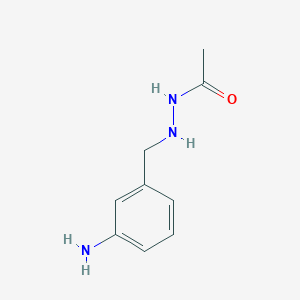 molecular formula C9H13N3O B12657594 Acetic acid, 2-(m-aminobenzyl)hydrazide CAS No. 91267-31-1