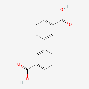 molecular formula C14H10O4 B1265771 联苯-3,3'-二甲酸 CAS No. 612-87-3