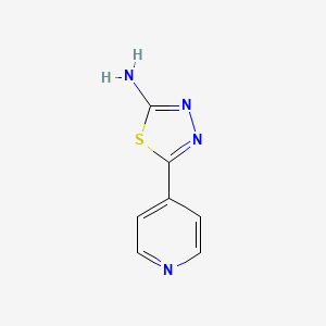 molecular formula C7H6N4S B1265781 5-(吡啶-4-基)-1,3,4-噻二唑-2-胺 CAS No. 2002-04-2