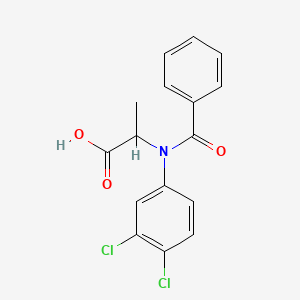 molecular formula C16H13Cl2NO3 B1265791 苯甲酰丙酸 CAS No. 22212-56-2