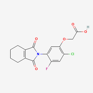 molecular formula C16H13ClFNO5 B1265798 氟氯灵 CAS No. 87547-04-4