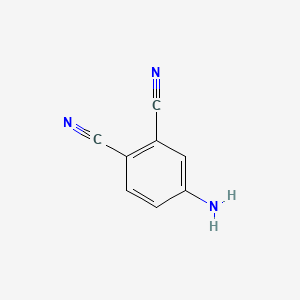molecular formula C8H5N3 B1265799 4-氨基邻苯二甲腈 CAS No. 56765-79-8